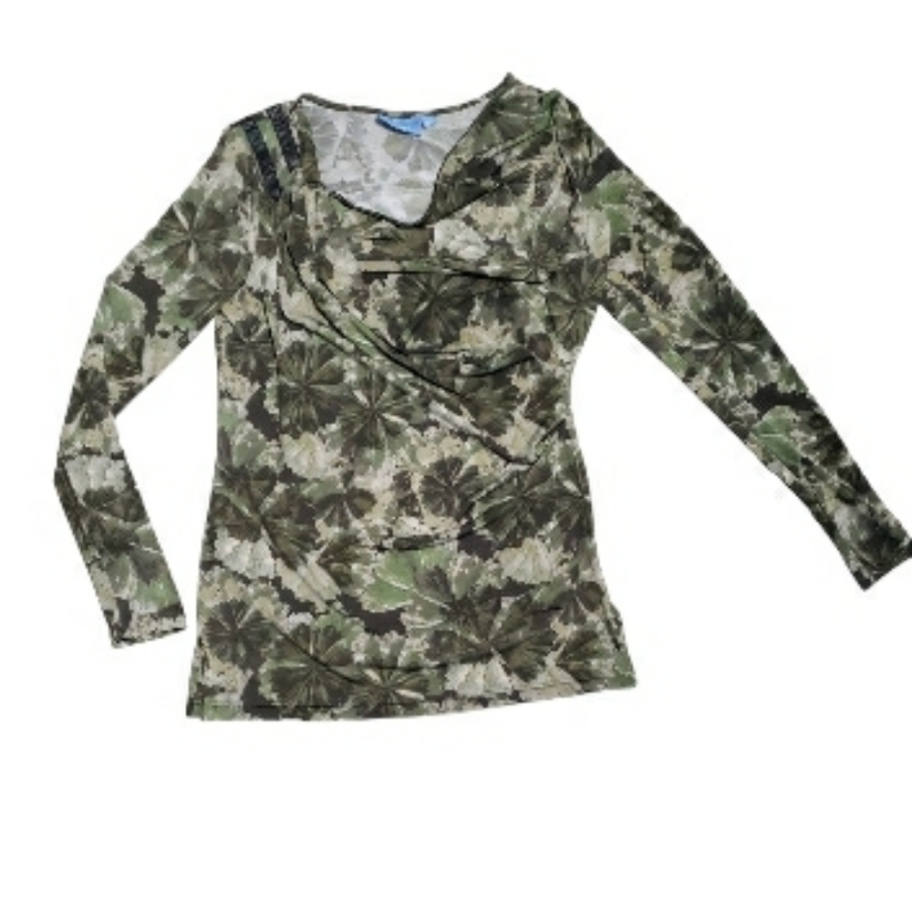 Simply Vera Wang long sleeve blouse Women's  Size Small